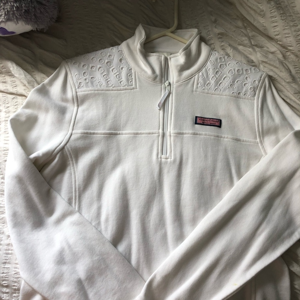 VINEYARD VINES EYELET LACE SHEP SHIRT